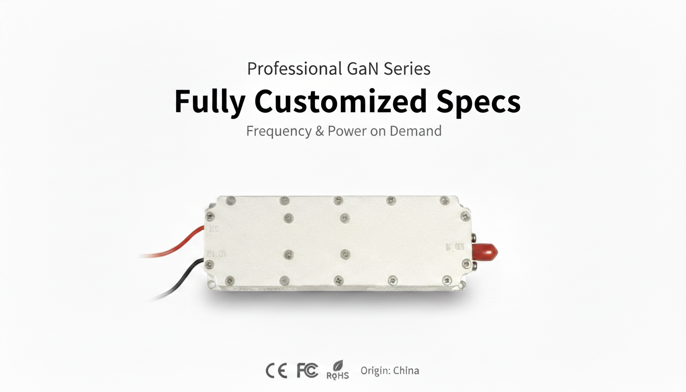 CN-GAN Custom PA - Power/Freq/Interface Customizable