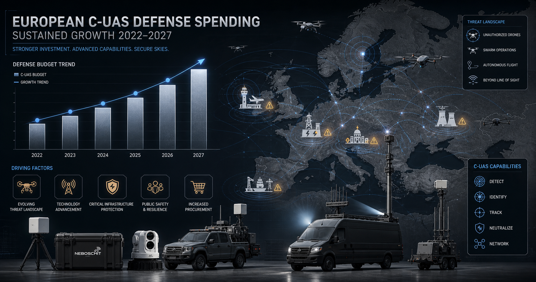 European C-UAS Defense Spending
