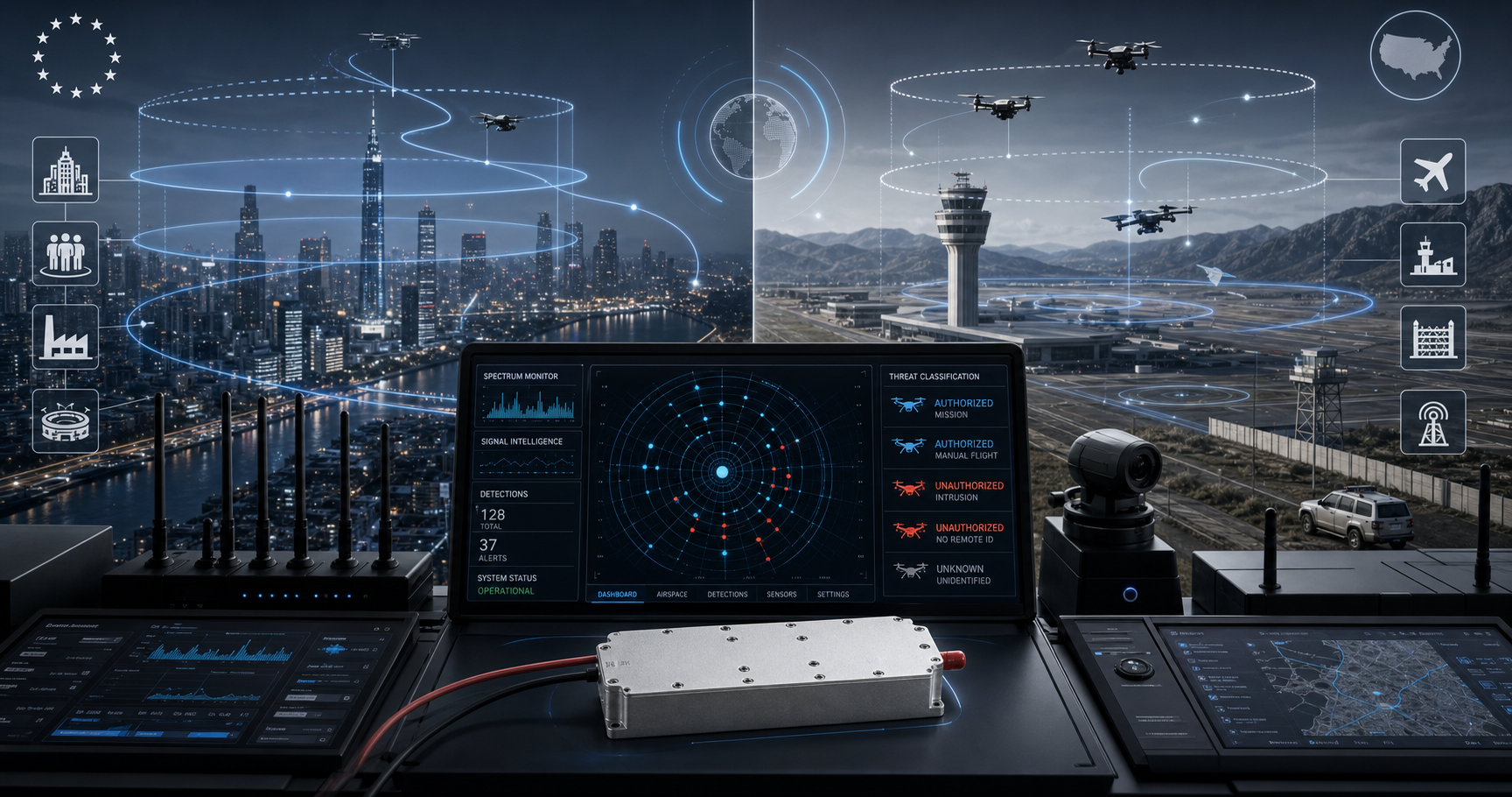 Cover: EU and US Drone Regulations 2026