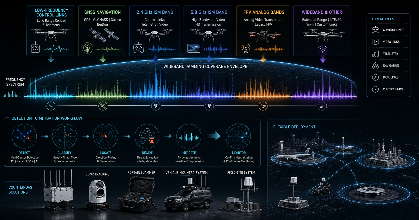 RF Spectrum: Drone Communication Frequencies